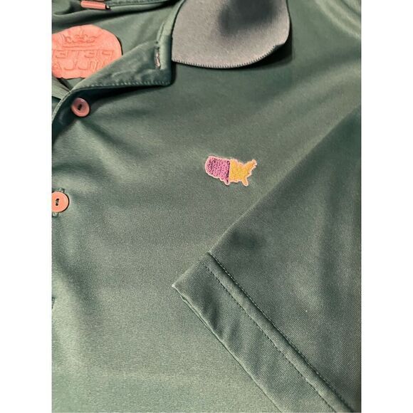 Peter Millar Summer Collection XXL Green Logo Golf Polo - Picture 5 of 6